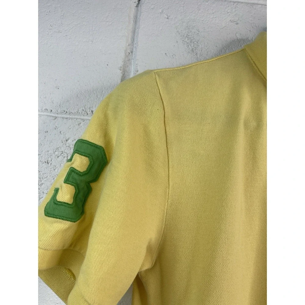 Polo By Ralph Lauren Polo Shirt Mens Yellow Embroidered Big Pony‎ Logo XL